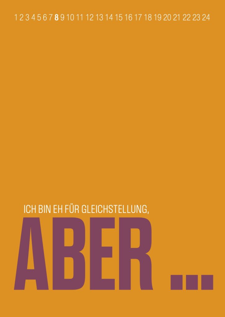 Ich bin eh für Gleichstellung, ABER....