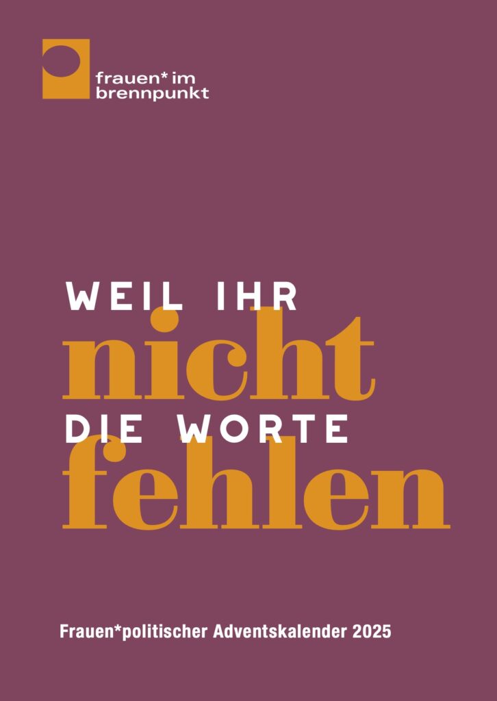 Weil ihr nicht die Worte fehlen. - Adventskalender 2025